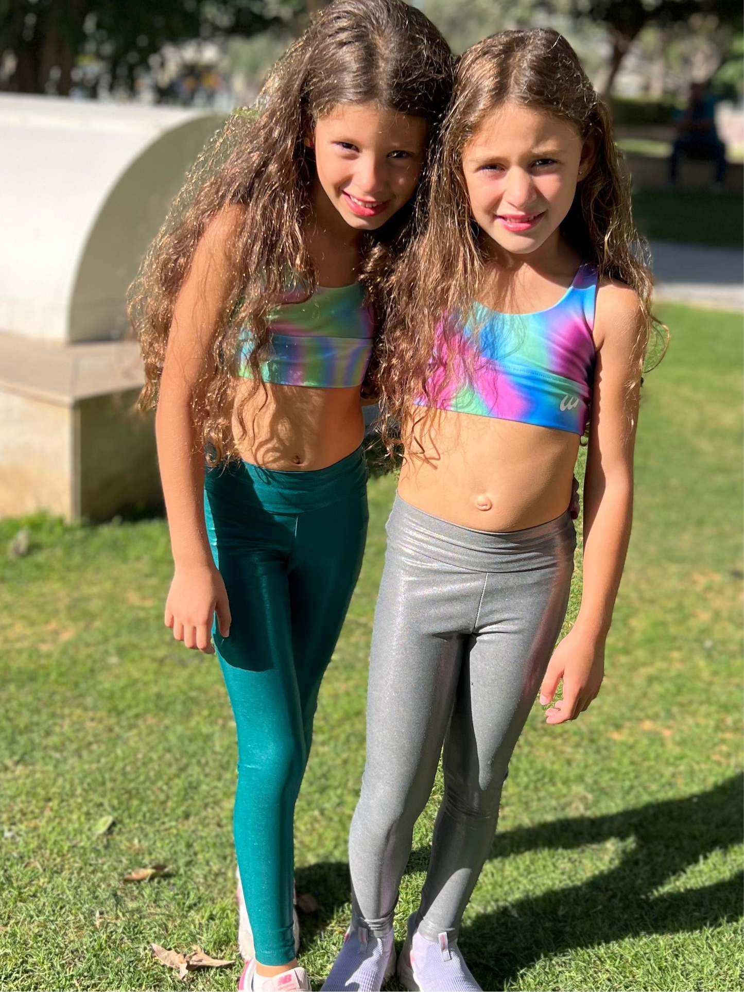 Metallic legging