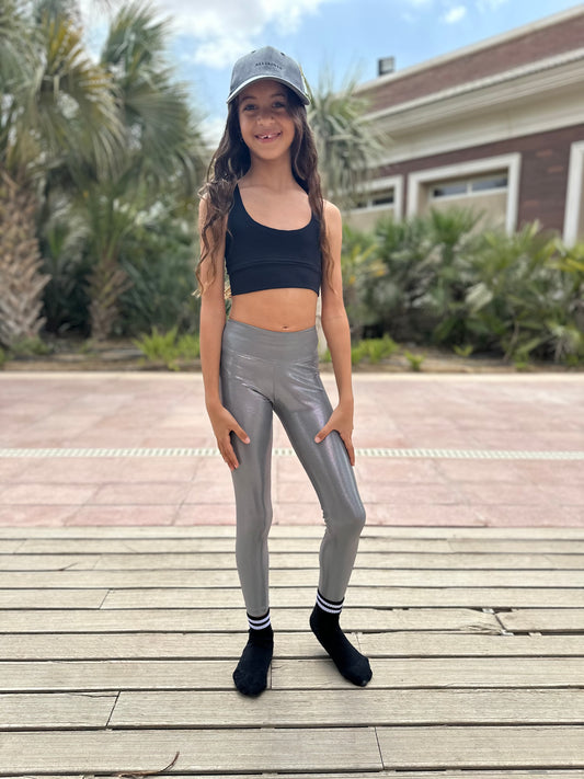 Metallic legging
