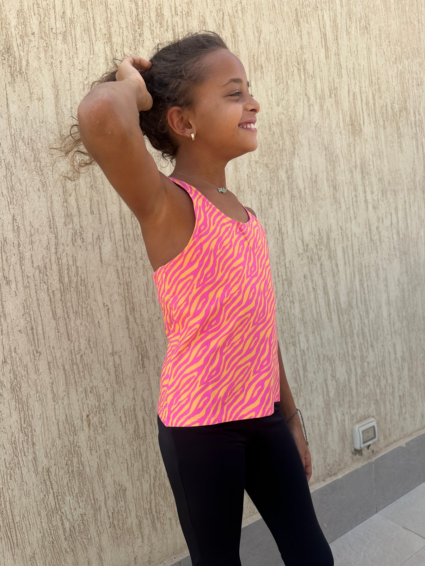 Muscle top (Pink & Orange)