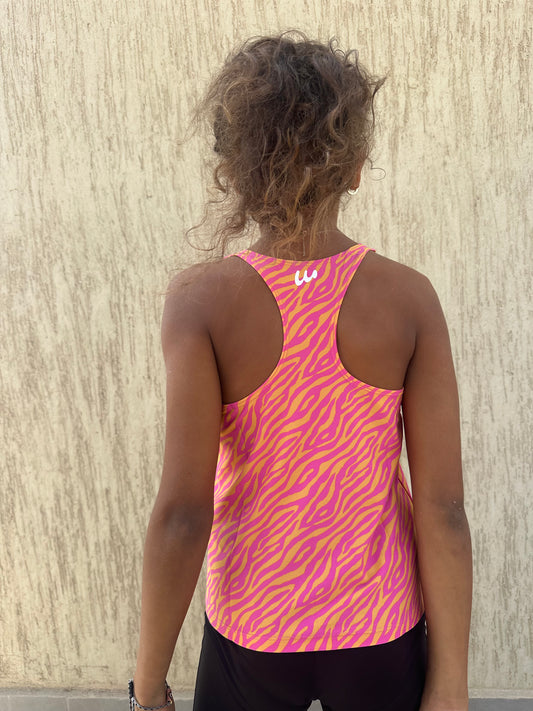 Muscle top (Pink & Orange)