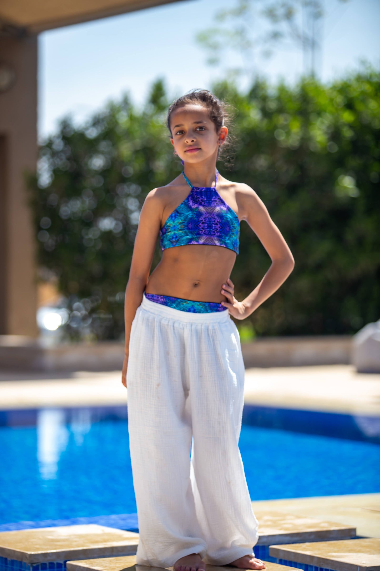 Flowy pants (White)