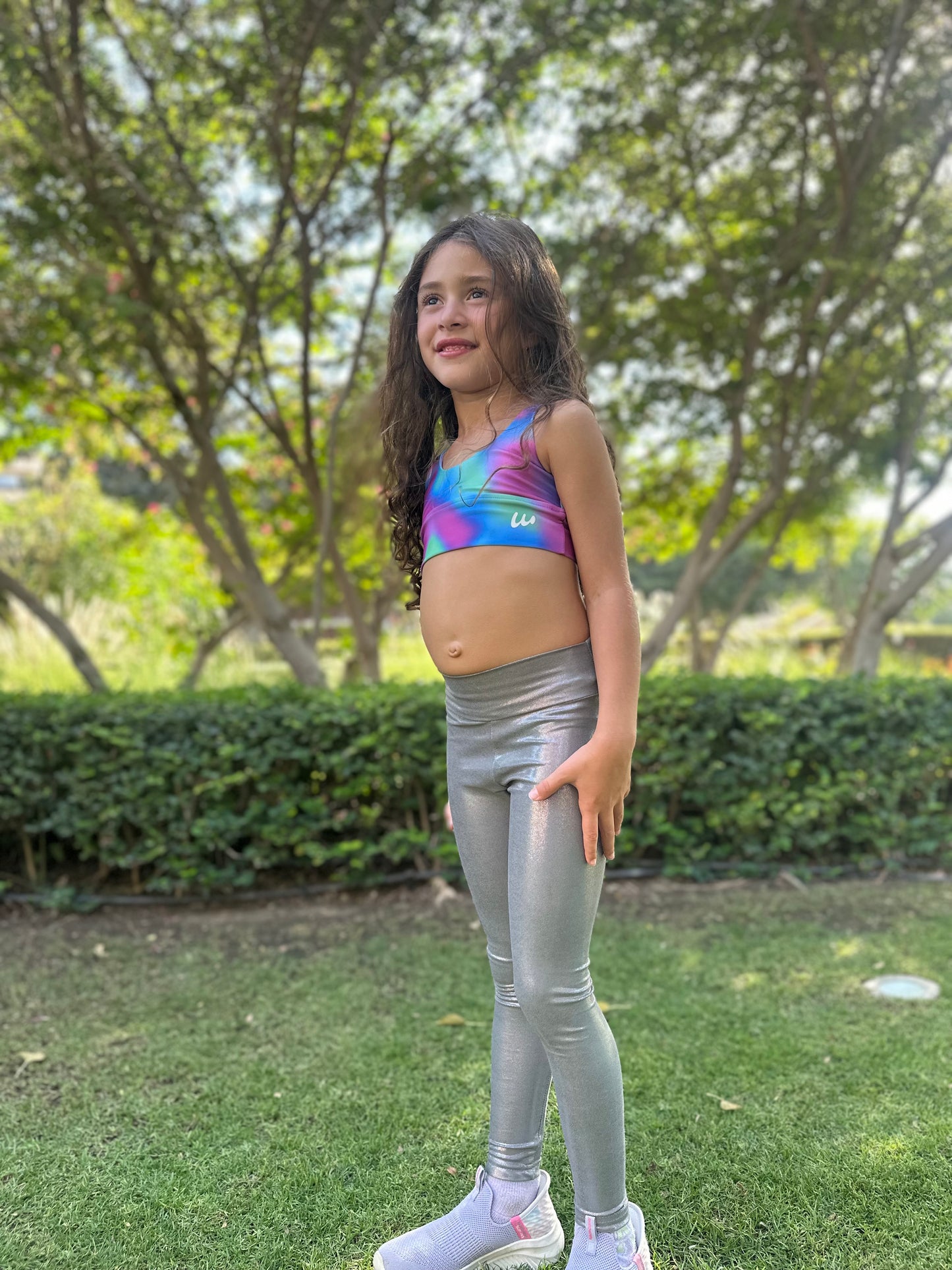 Metallic legging