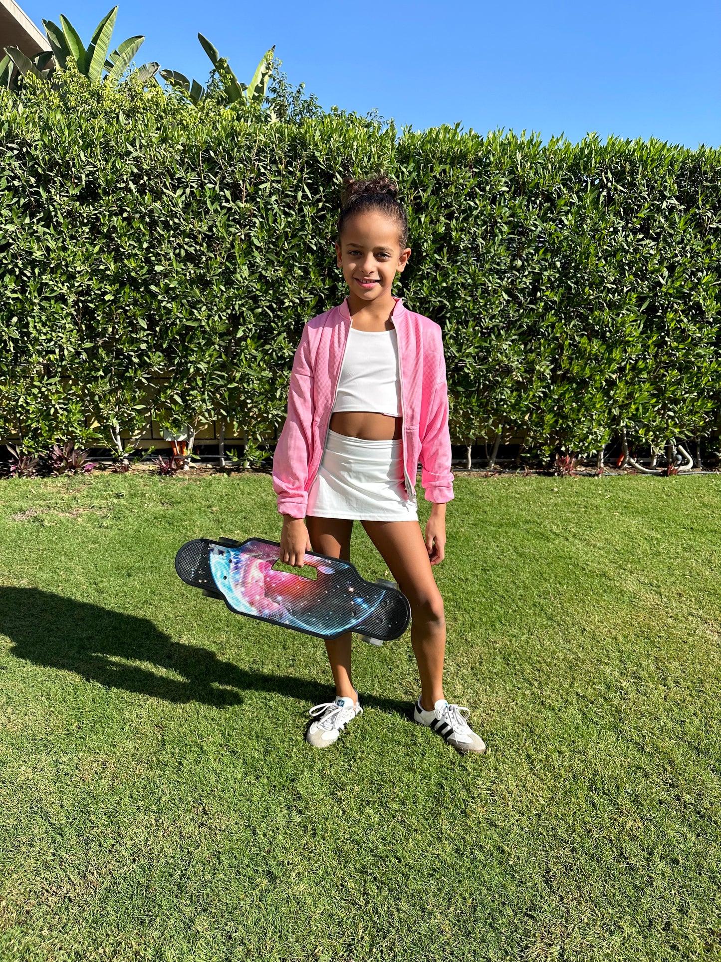 Pink light fleece jacket