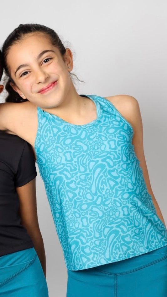 Sueded Sky blue legging