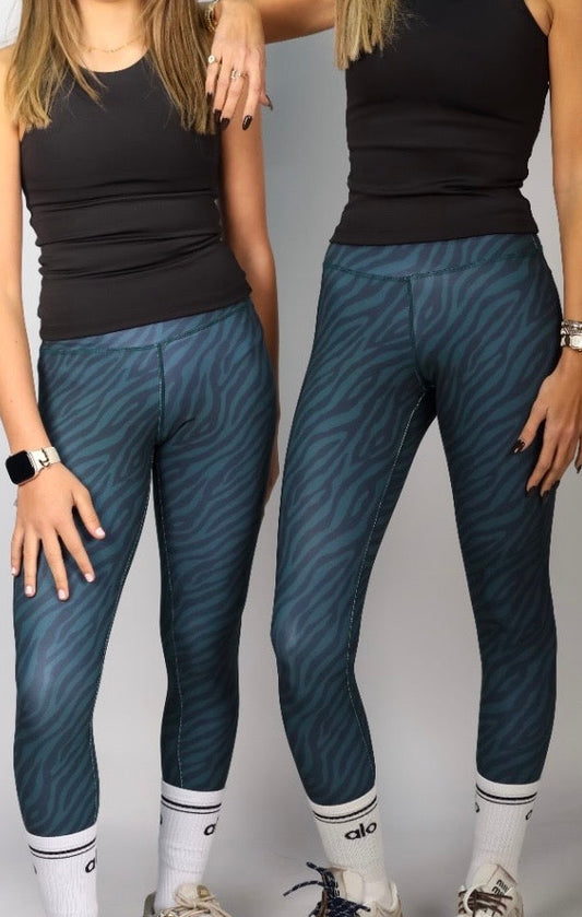 ForHER White Edge Zebra legging