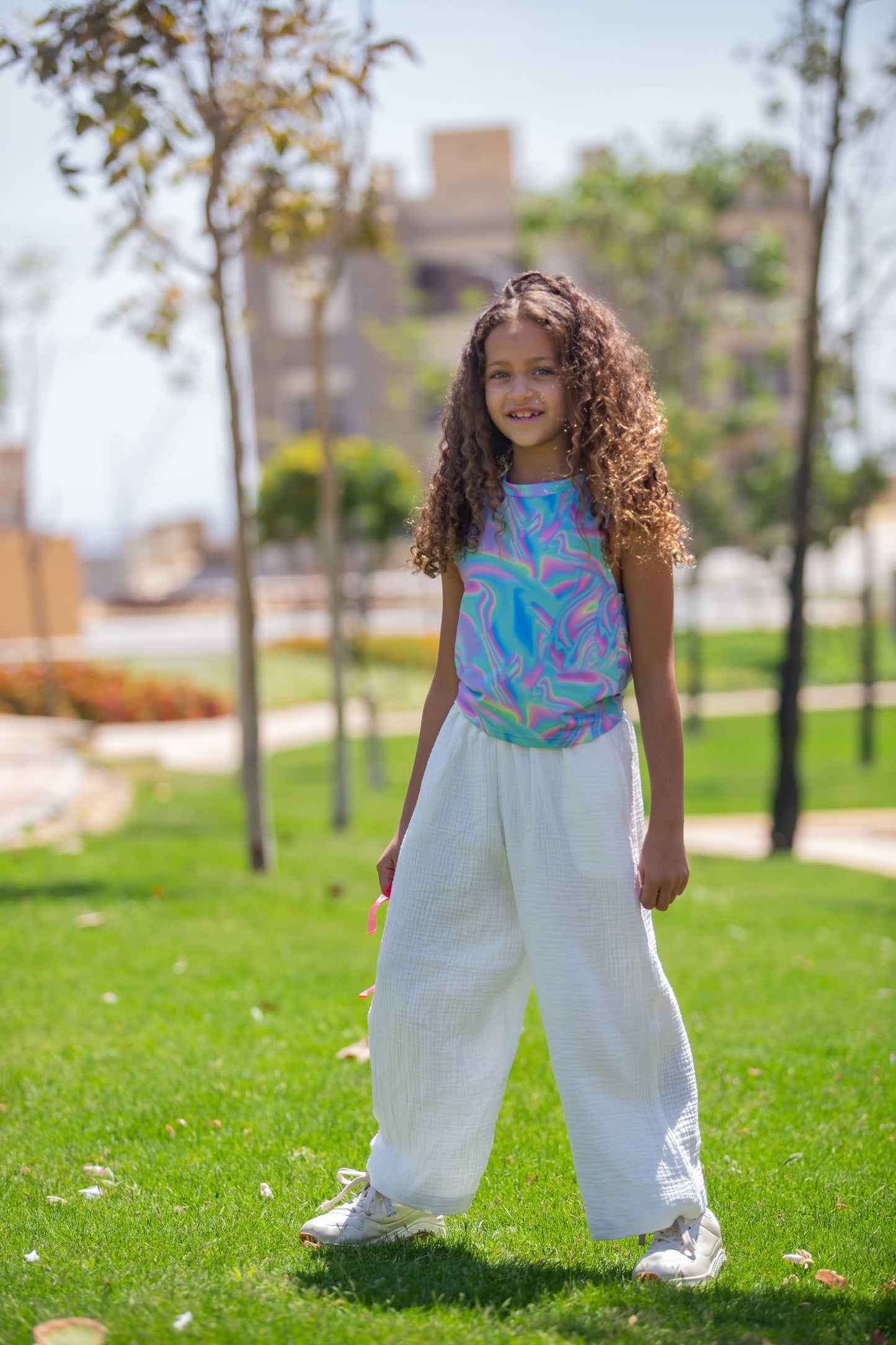 Flowy pants (White)