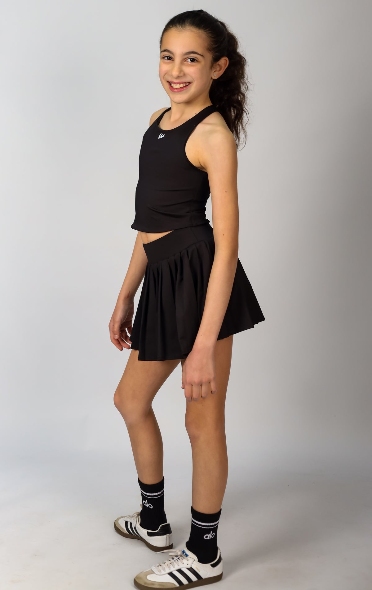 Black tennis set