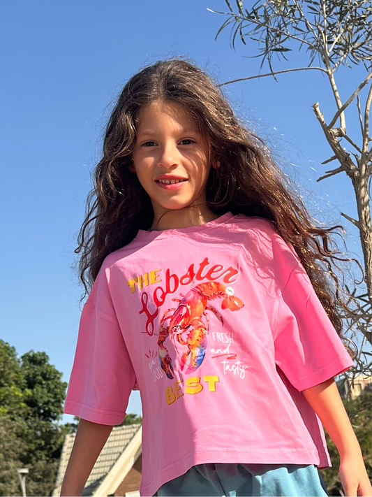Pink Lobster Tee