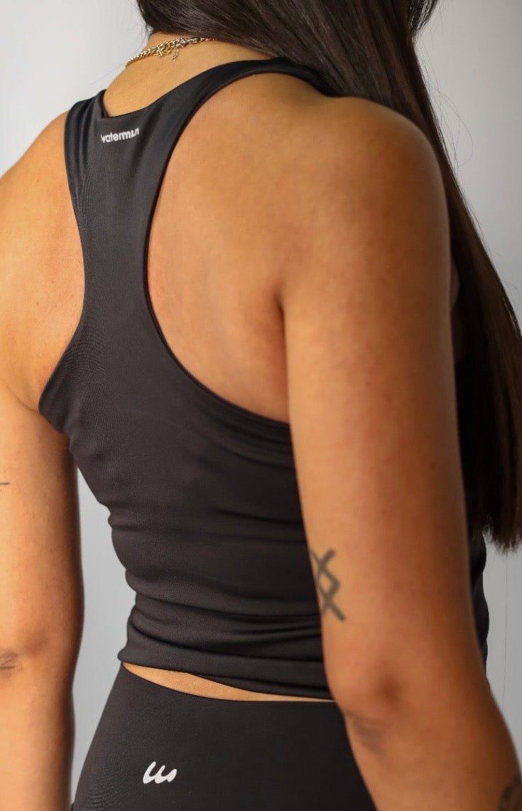 ForHER Black muscle top