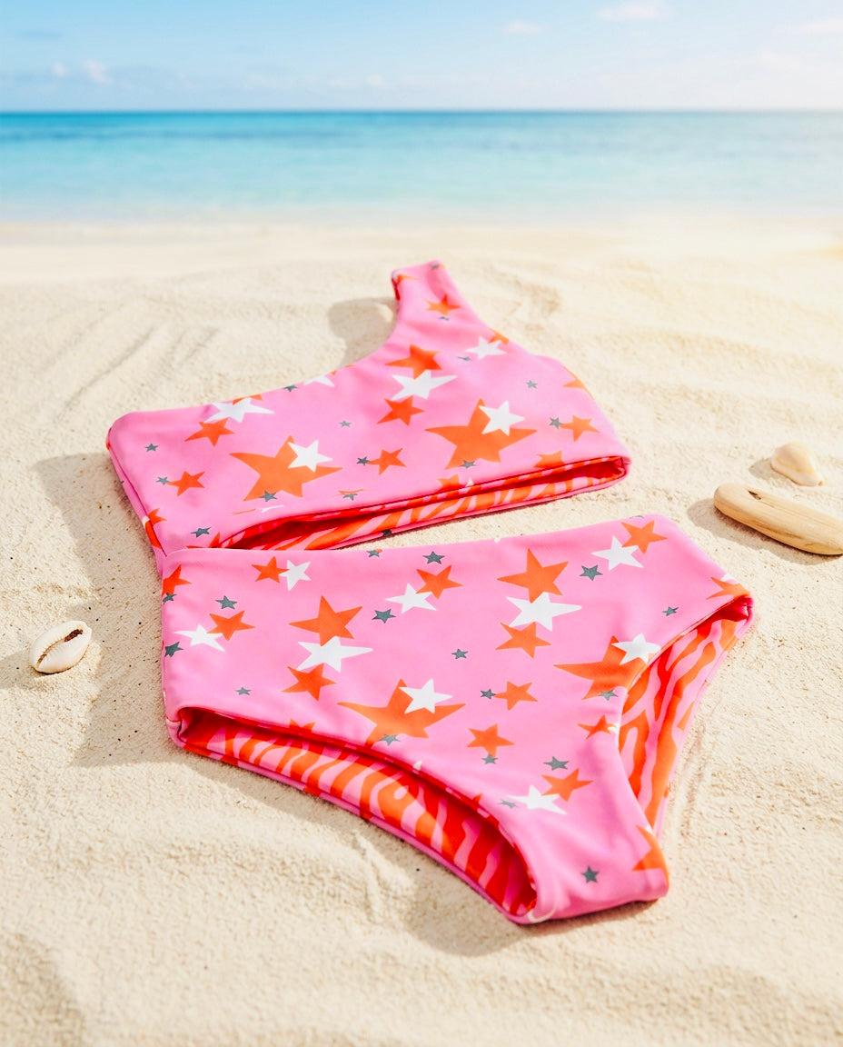 Reversible Cherry Blossom and Pink stars cutout 💕❤️✨