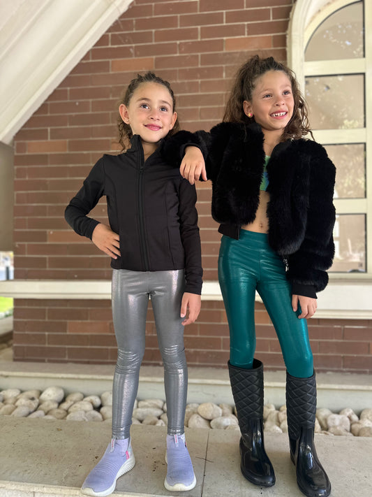 Metallic legging
