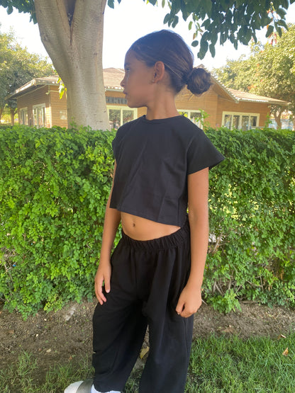 Open back basic T