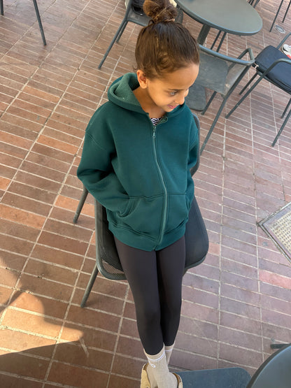 Teal fleece jacket