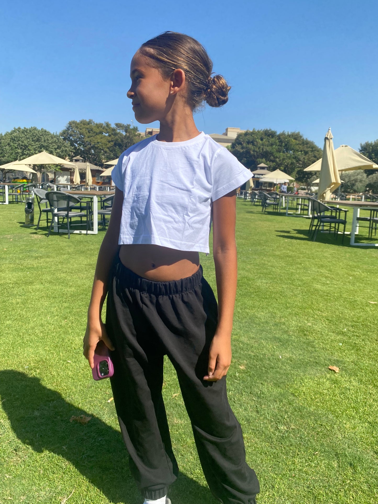 Open back basic T