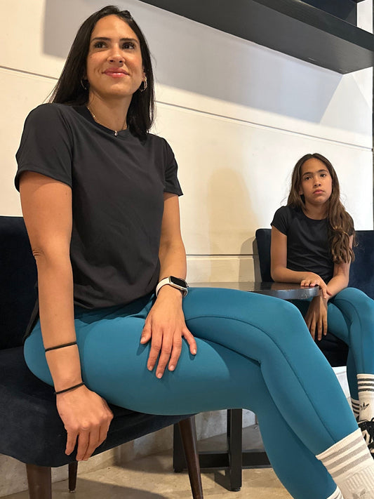 ForHer Sueded Sky blue legging