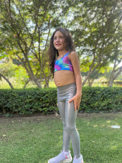 Metallic legging