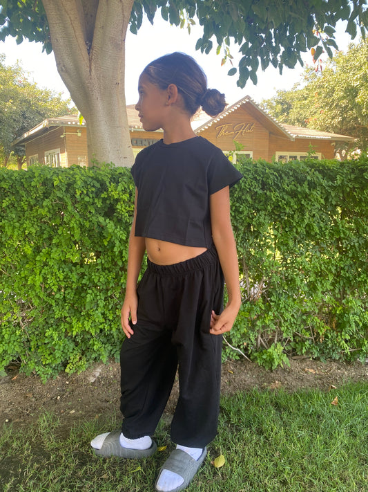 Open back basic T