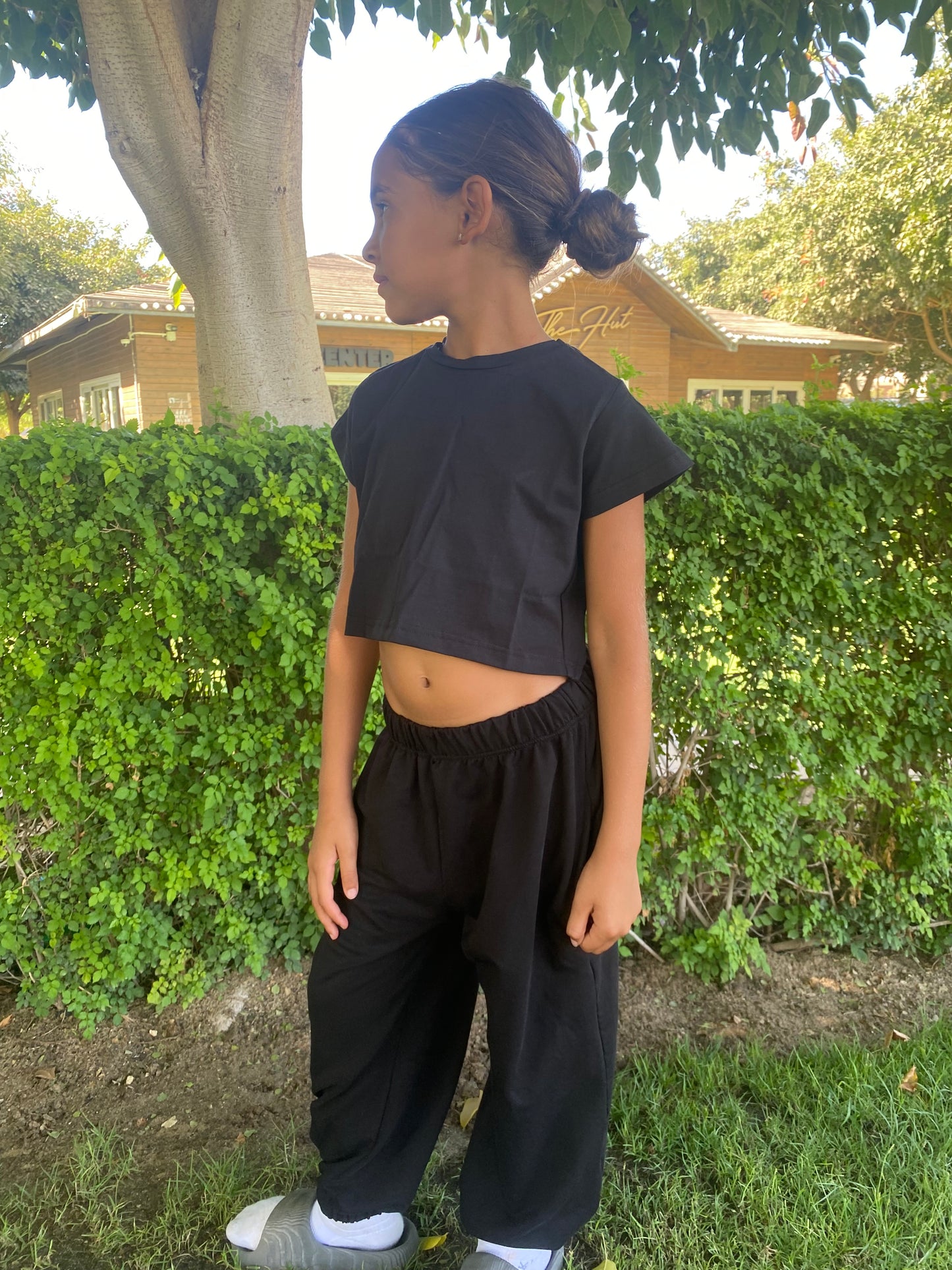 Open back basic T