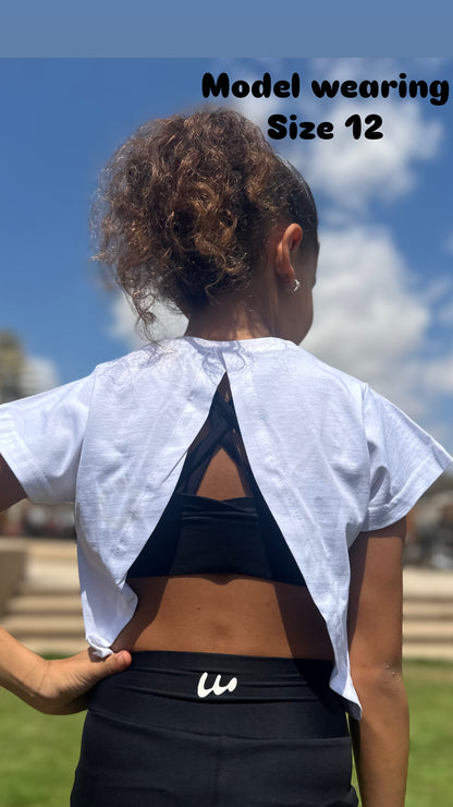 Open back basic T