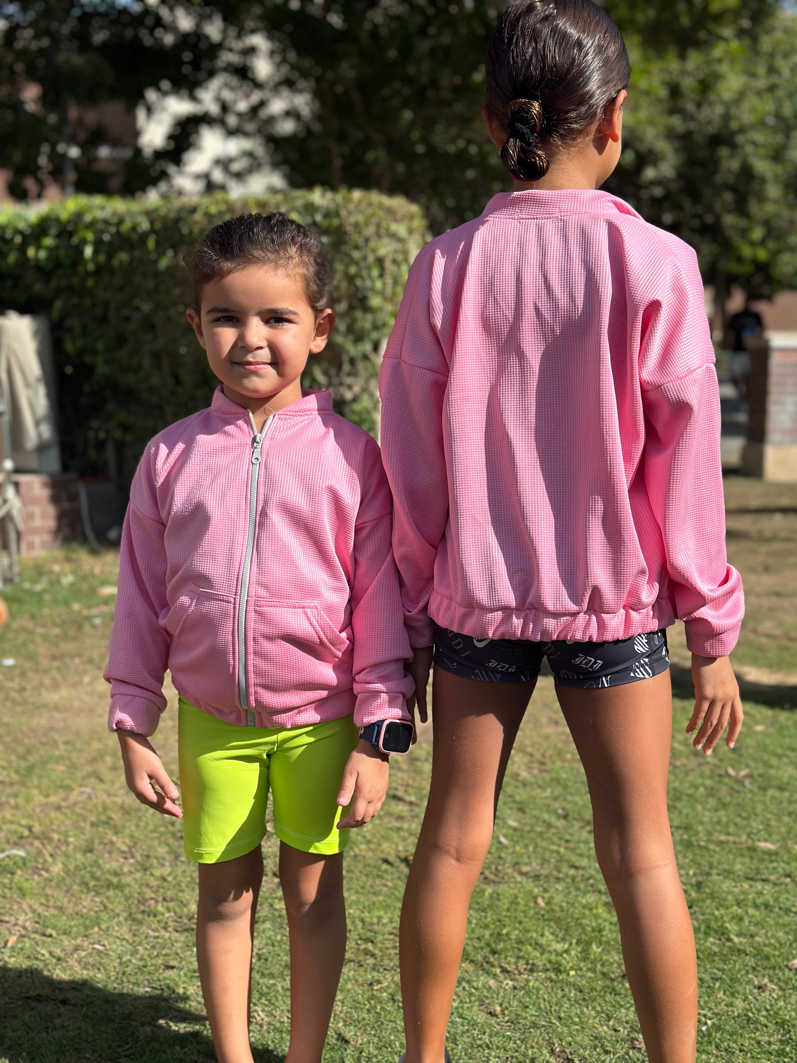 Pink light fleece jacket