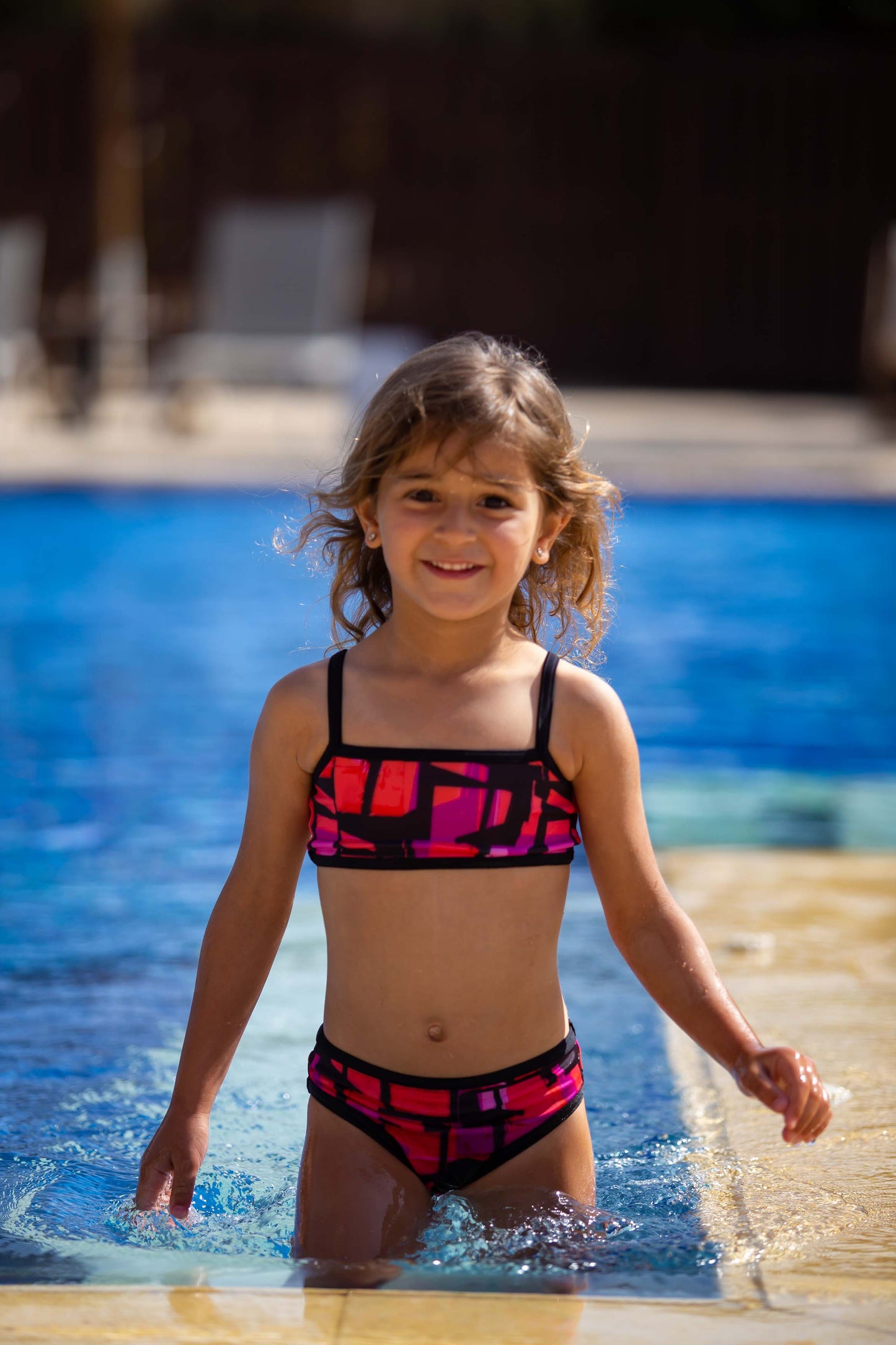 Coral 2 pieces + black bottom