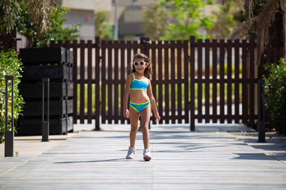 Aqua neon bikini