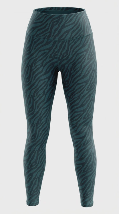 ForHer White Edge Zebra legging